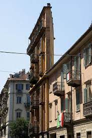 Torino Via Giulia Di Barolo Ecke Corso San Maurizio Fetta Di Polenta Casa Scaccabarozzi Architecture Details Flatiron Building Turin