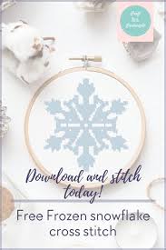Pattern added on february 12, 2021 february 15, 2021 by michelle. Free Frozen Snowflake Cross Stitch Pattern Craft With Cartwright