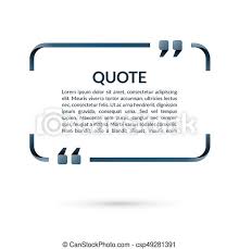 We use ai to create an automated transcript for you in minutes! Quote Box Speech Bubble Blank Frame For Citations Text In Brackets Vector Illustration Canstock