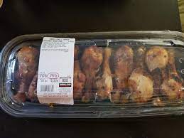 Cooked them at 400 for 30 minutes, flipping once. Was Looking For The Pre Made Turkey Dinner But Found Garlic Chicken Legs Instead Also Had Lysol Spray And Clorox Wipes This Am Pearland Tx Costco