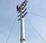 132kv Monopole Transmission Line Towe, 132kv Tower Line ...