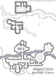 The Dwarven Folly That Is Ruldroc Castle Dyson Logos On Patreon Fantasy Map Dungeon Maps Castle