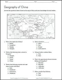 Ancient History China China Map G Geography Worksheets World Geography Social Studies Worksheets