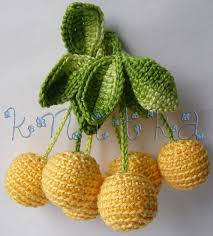 Chaparron Crochet Buscar Con Google Frutas De Croche Alimentos De Croche Enfeites De Croche