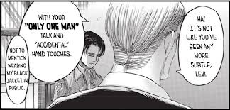 Momtaku — Oh so levi and erwin kinda did have feelings for...