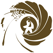 James Bond Gold Logo James Bond Party James Bond 007 James Bond