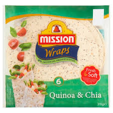 6 wheat flour tortilla wraps with added quinoa & chia seeds. Mission Wraps Quinoa Chia Tortilla Pszenna 370 G 6 Sztuk Zakupy Online Z Dostawa Do Domu Carrefour Pl
