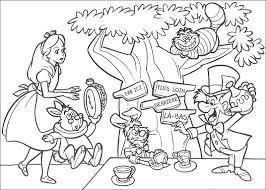 You'd be able to be transported to your childhood where the world is full by imagination, dreams, and creativity. Alice In Wonderland Coloring Pages For Adults Coloring And Drawing