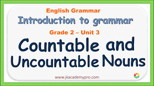 Cbse class 1 english worksheets (34) level 3 english grammar test worksheets for your children and students. Countable And Uncountable Nouns Grade 2 English Grammar Class 2 Std 2 Youtube