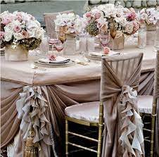 Pin By Kelly Little On Dusty Rose Champagne Wedding Chairs Vintage Wedding Decorations Reception Table Linens