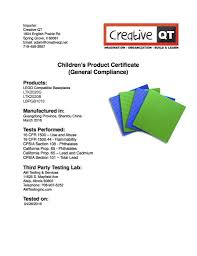 Lego system iso 50001 certificate Product Testing Safety For Lego Compatible Baseplates Creative Qt