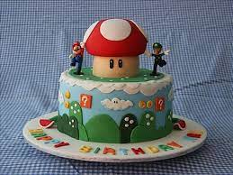 The icing took me a long time but i did it over a few days; Mario Cakes Decoration Ideas Little Birthday Cakes