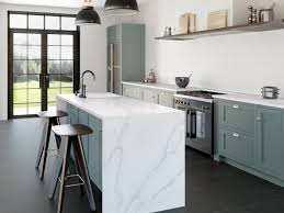 You can build a waterfall edge granite countertop as easily as you can a quartz one. The Beauty Of A Waterfall Countertop Multi Trade Building Services
