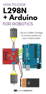 How To Program The L298n With Arduino Arduino Arduino Projects Arduino Motor Control