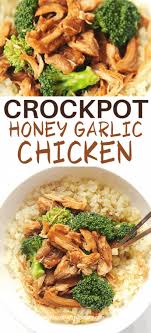As these boneless chicken thighs are being cooked, the smell of sesame oil and garlic makes you so hungry that you just can't wait till they are. Honey Garlic Crockpot Boneless Chicken Thighs Momma Fit Lyndsey