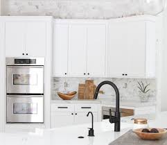 Black cabinets add drama to a kitchen, they can modernize a dated space, and they complement nearly every design style you can dream of. Black Beauties A Look At Black Facuets Black Kitchen Faucets Black Faucet Black Kitchens