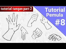 Selain menggunakan crayon pensil warna ataupun cat air. Cara Menggambar Tangan Anime Untuk Pemula Part 2 Tutorial Gambar Tangan Anime Youtube Cara Menggambar Tangan Cara Menggambar Menggambar Tangan