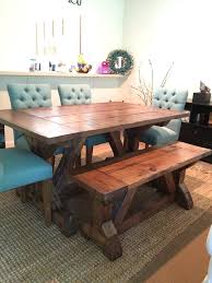 5ft Farmhouse Table In Special Walnut Breadboard Top X Trestle Base Floydrustic Farmhouse Table Diy Farmhouse Table Home Furniture