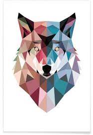 Maybe you would like to learn more about one of these? Tattoo Wolf Geometric Triangles Wolves 55 Best Ideas Geometric Art Animal Polygon Art Triangle Art