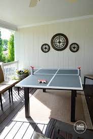 The price tag is affordable for anyone looking to invest in a fun, new sport to play. Diy Ping Pong Table The Idea Room