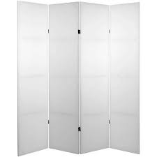 Oriental Furniture 6 Ft Tall Do It Yourself Canvas Room Divider 4 Panel White Walmart Com Room Divider Panel Room Divider Oriental Furniture