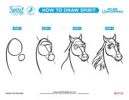 How To Draw Spirit Spirit Riding Free Spirit Riding Drawings