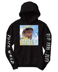 Juice wrld 999 art sweatshirt rap hip hop sweater s 3xl. Juice Wrld Rest In Peace Black Hoodie Ripped Black Hoodie Black Hoodie Hoodies