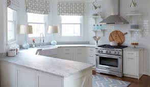 Streamlined designs, materials and textures. White Kitchens In Or Out