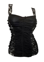 Black And White Lace Corset Amazon Com Evogues Floral Lace Corset Top Black White Plus Size Corset Tops Lace Corset Top Fashion