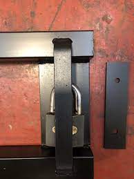 Newbang handleset deadbolt and century door and rosette. Double H D Shed Door Security Bar 1500mm Uk Display Stands