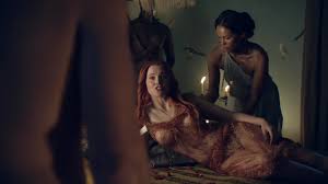 Lucy Lawless & Lesley-Ann Brandt Spartacus S1E2 - Celebs Roulette Tube