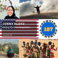 Jenna Klotz … making friends in Mogadishu