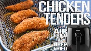 Check the internal temperature with a meat thermometer to assure they are 165f. Air Fryer Vs Deep Fryer Battle For The Best Fried Chicken Tenders Sam The Cooking Guy 4k Youtube
