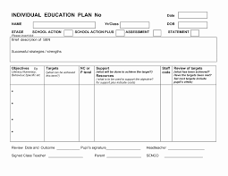 Individual Education Plans Template Lovely Individual Education Plan Template Individual Education Plan Personalized Learning Plan Education Plan