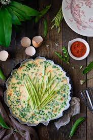 Quiche Sans Pate A L Ail Des Ours Recette Ail Des Ours Recettes De Cuisine Plat Vegetarien