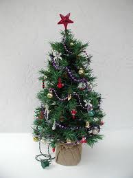 Tabletop Tree Miniature Christmas Tree Fully Decorated 50 Etsy Miniature Christmas Trees Christmas Tree Christmas Centerpieces