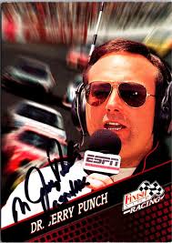 Jerry Punch autographed Trading Card (Auto Racing, NASCAR, SC) 1994 Finish  Line #100