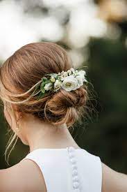 White And Green Hair Flowers White Bridal Hair Flowers Flowers In Hair Bridal Hair Flowers
