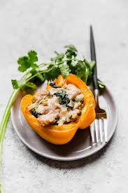 Stuffed pepper skillet has all of the flavors of stuffed peppers; Asian Stuffed Peppers Well Seasoned Studio