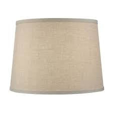 Beige Linen 16 Inch Tapered Drum Table Lampshade 13x16x10 5 Lamp Shades Uno Lamp Shades Brown Lamp Shades