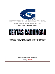 1.0 penyertaan 1.1 penyertaan adalah terbuka kepada warga janm ibu pejabat, negeri dan cawangan. 04 Kertas Kerja Pertandingan Video Pendek
