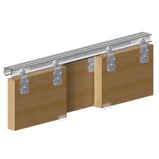 Rail coulissant habillage swing 2, cache aluminium artens. Systeme Porte Coulissante Horus Pour 3 Portes De Placard Rail 2 M 45 Kg Sliding Cabinet Doors Sliding Doors Sliding Wardrobe Doors