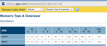 Maxi Dresses Old Navy Size Chart