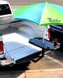 The Ez Hitch Tailgate Table Is A Trailer Hitch Supported Table Etsy In 2020 Tailgate Table Truck Accessories Truck Camping