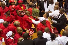 The party, which supports land redistribution without compensation and nationalisation of mines, was formed by malema, former leader of the anc youth league, in 2013. South Africa Deployment Of Troops By Zuma An Act Of War Says Opposition