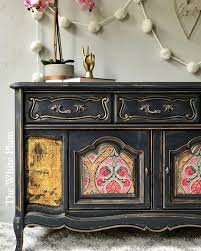 Black Painted Furniture Furniture Painting Vintage French Provincial Stereo Cabinet Black Painted Furniture Painted Bedroom Furniture Hand Painted Furniture
