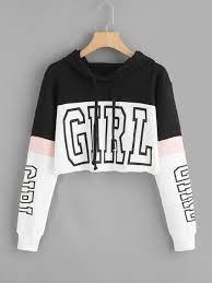 Check spelling or type a new query. Girl Print Block Crop Hoodie Roupas Tumbler Roupas Tumblr Roupas Da Moda Para Adolescente
