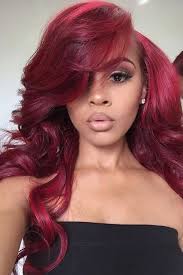 25 Weave Hairstyles Ideas For Truly Eye Catching Looks Hair Styles Burgundy Hair Hair Inspiration