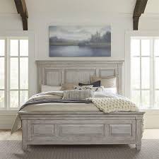 Find high quality furniture at shop factory direct. Antique White Finish Wood Queen Panel Bed Set 4 Pcs 824 Br Qpbdmn Liberty Furniture 824 Br Qpbdmn