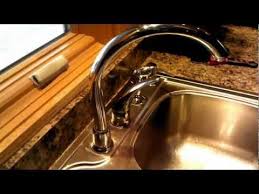 moen high arc kitchen faucet leaking o